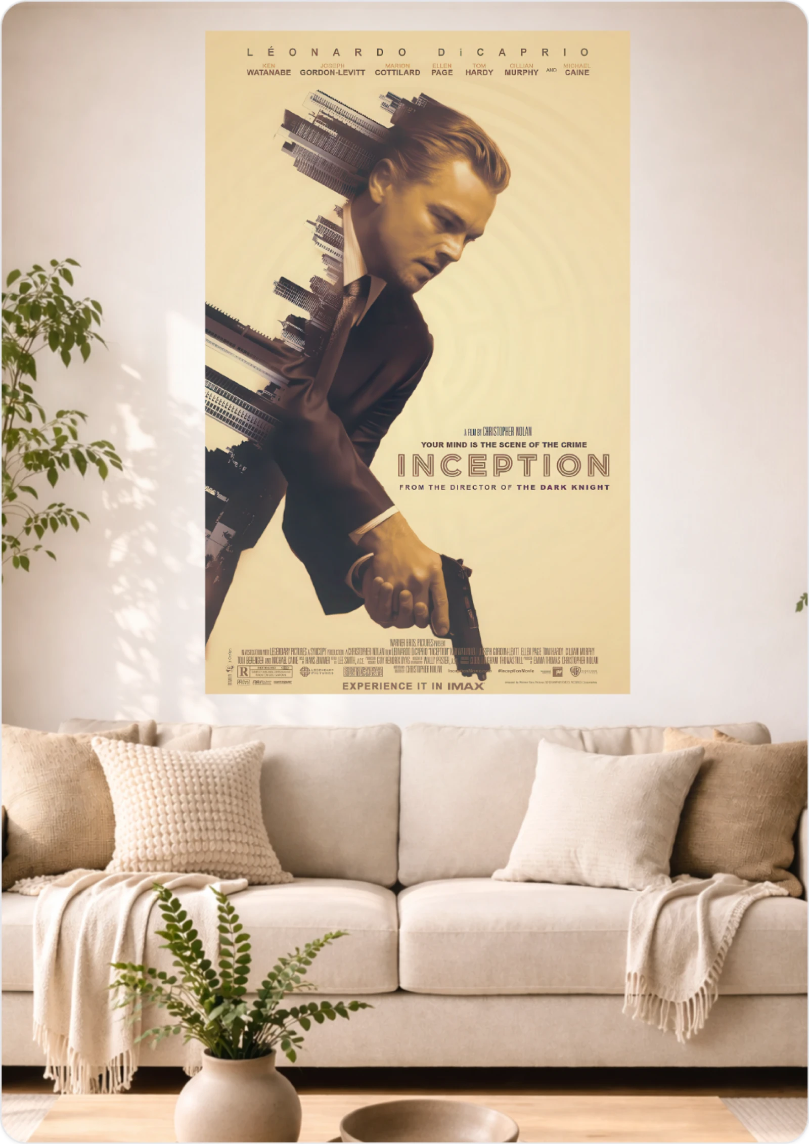 Affiche Inception – Entre Rêve et Réalité | Format A3